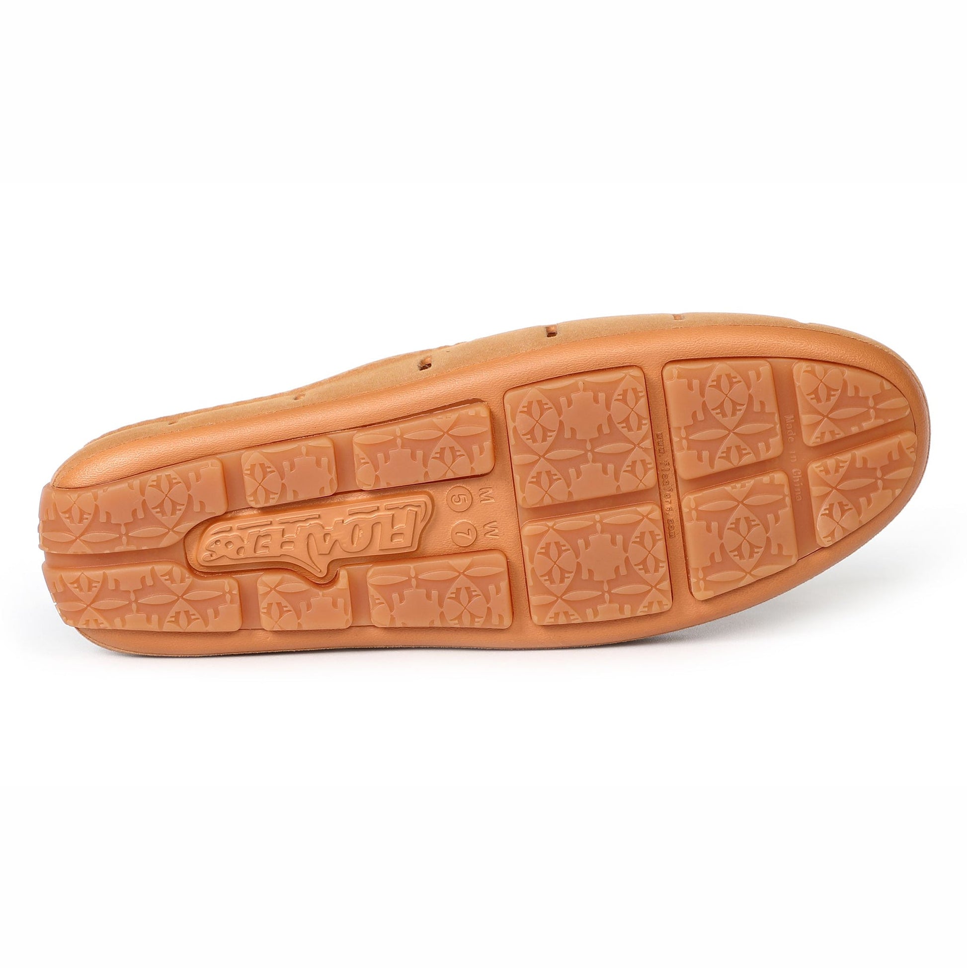 COGNAC VEGAN SUEDE WOMENS SUNSET SLIDE