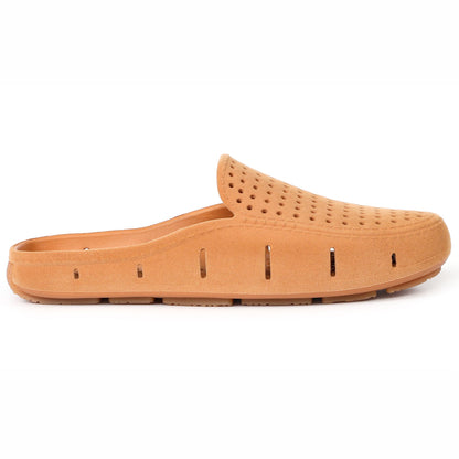 cognac vegan suede womens sunset slide,5