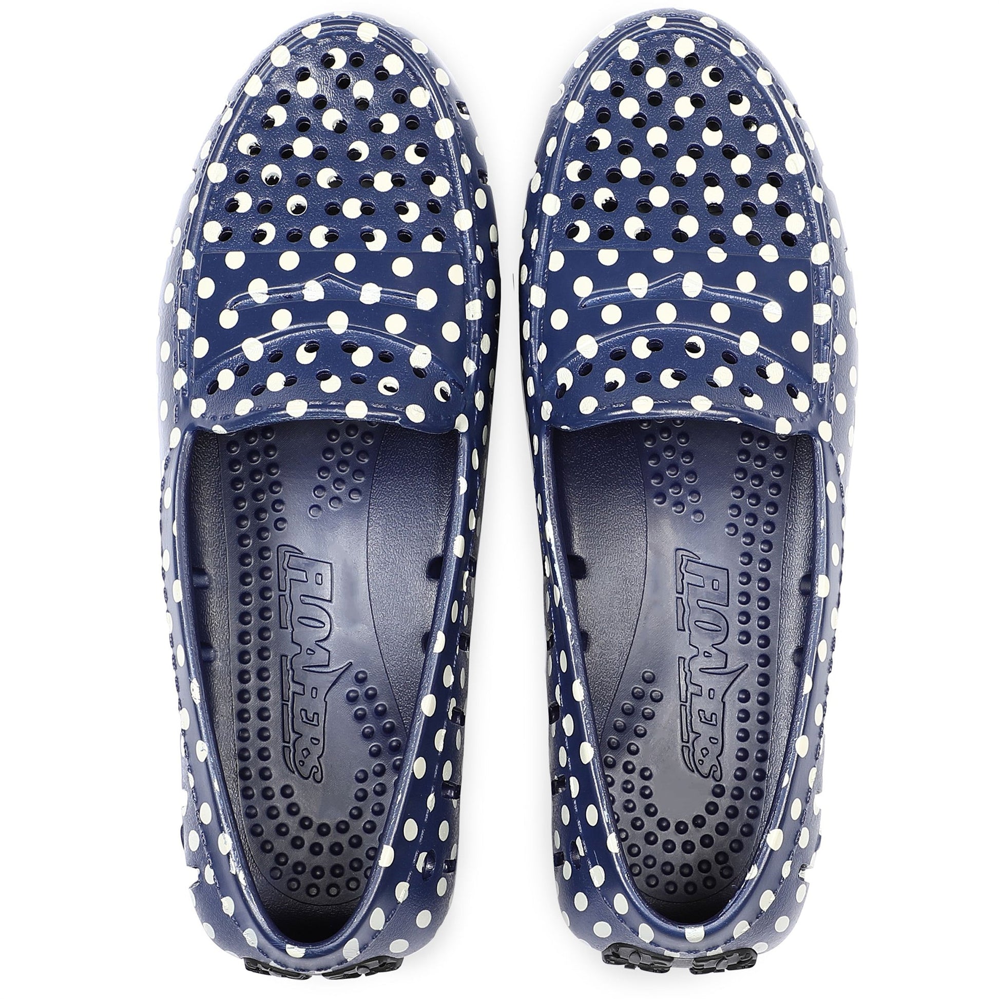 NAVY DOTS/BLACK POSH PRINT - FINAL SALE