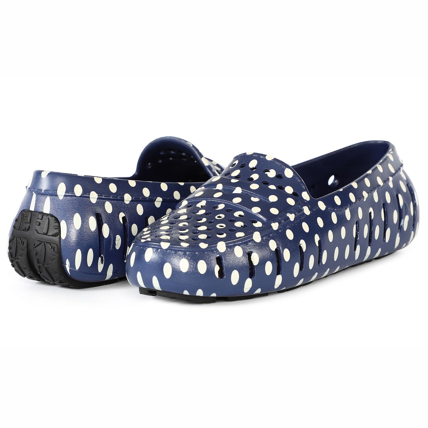 NAVY DOTS/BLACK POSH PRINT - FINAL SALE