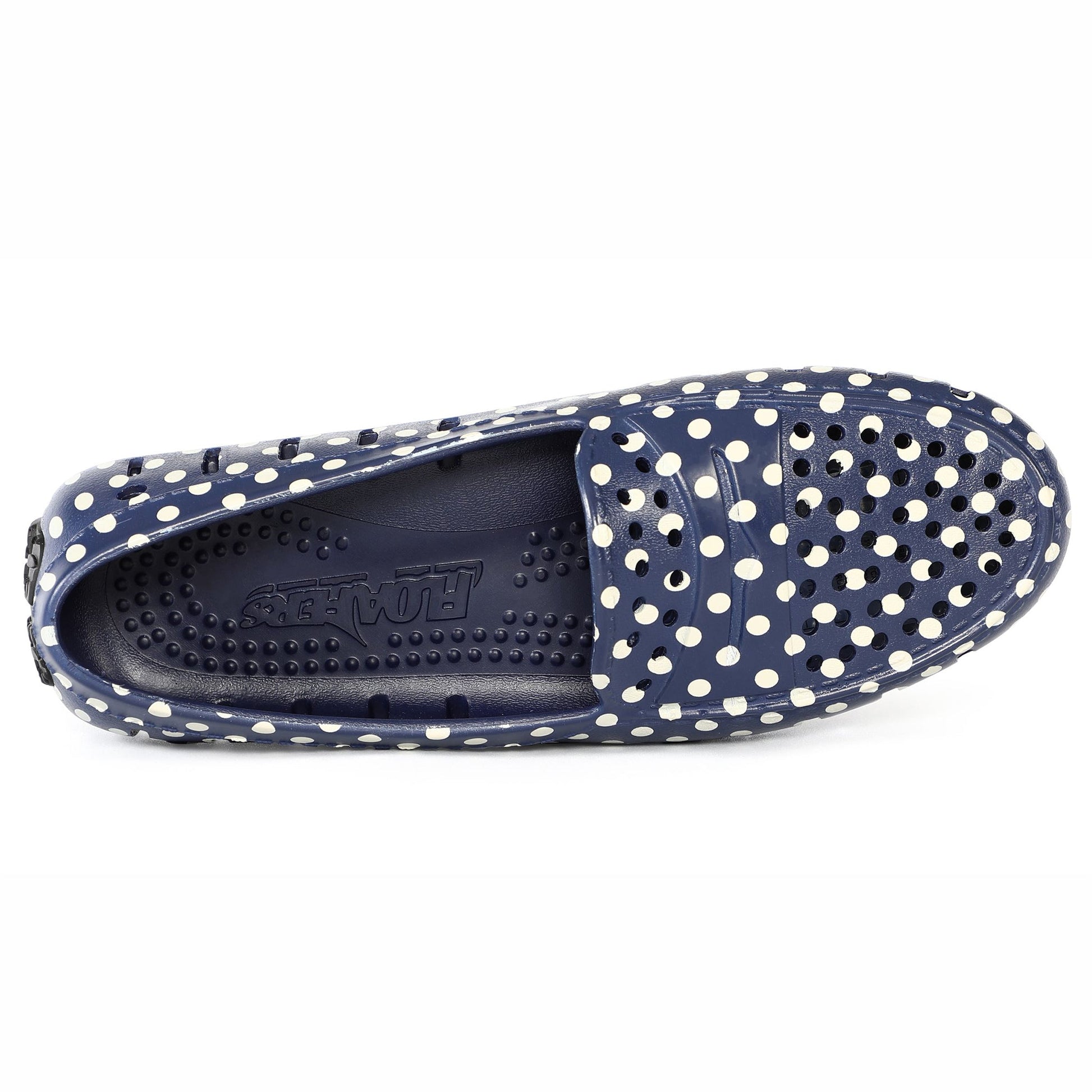 NAVY DOTS/BLACK POSH PRINT - FINAL SALE