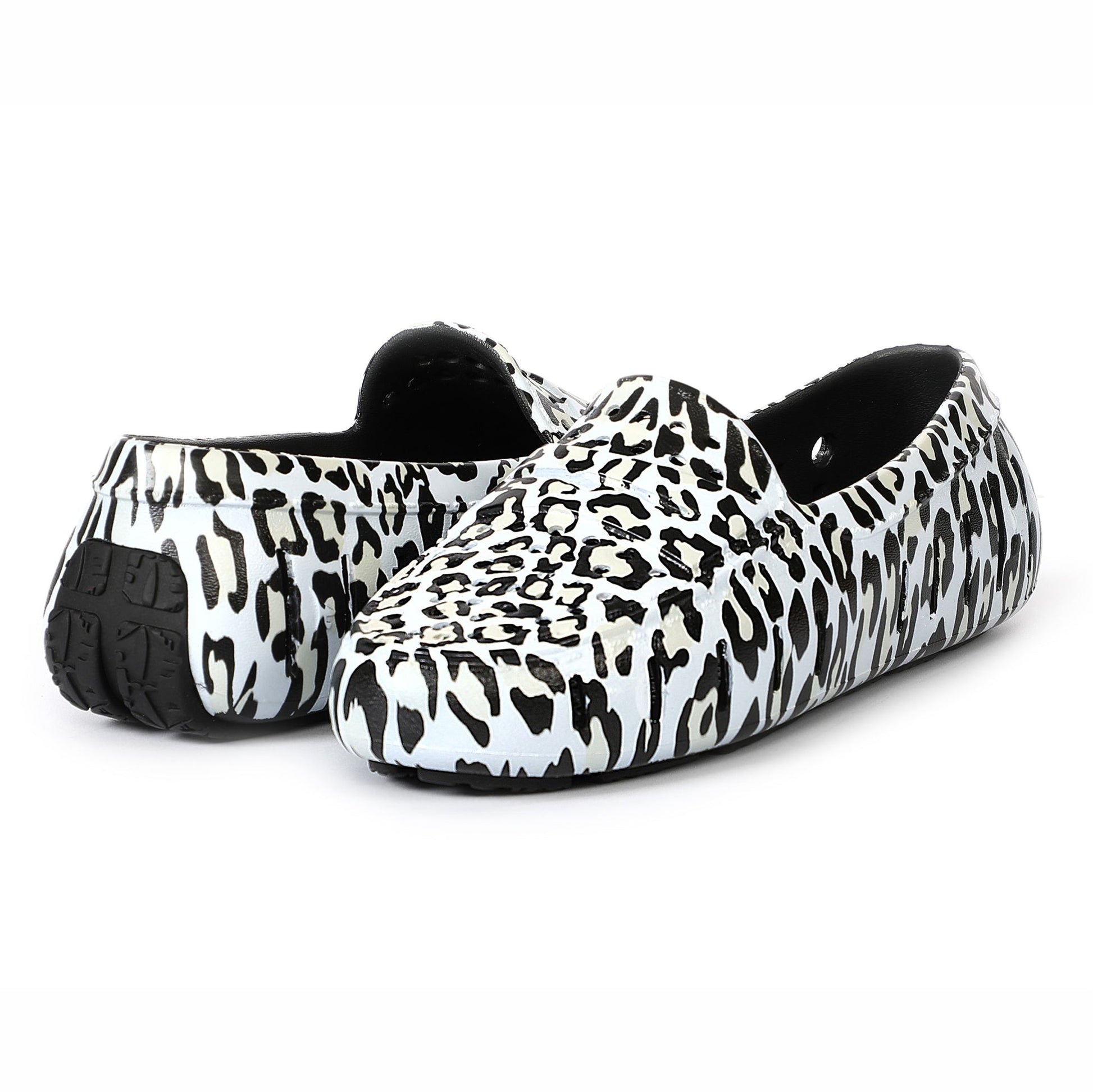 Women’s Posh 3.0 Driver Foam Shoe | Snow Leopard/Black