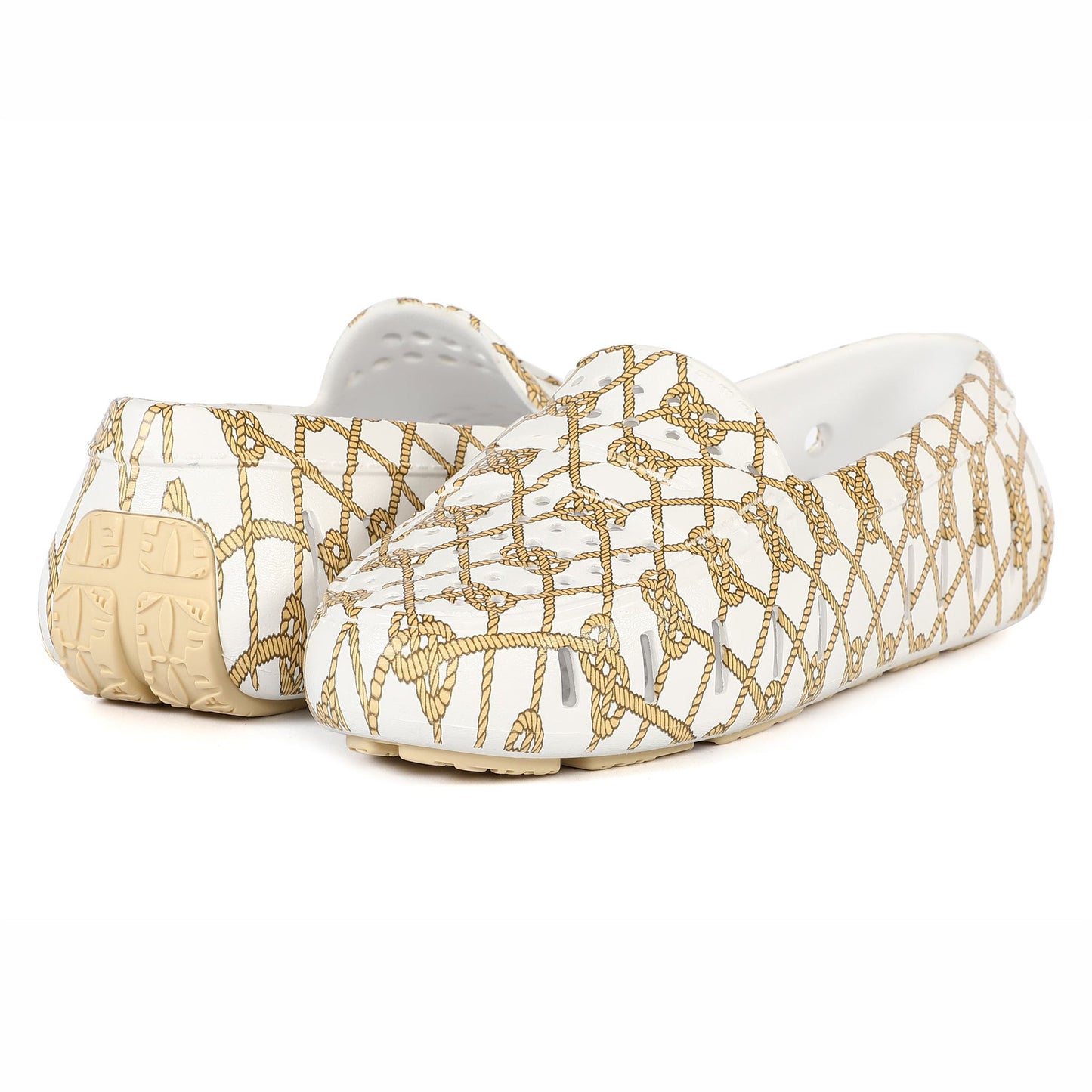 WHITE ROPE/CREAM POSH PRINT - FINAL SALE