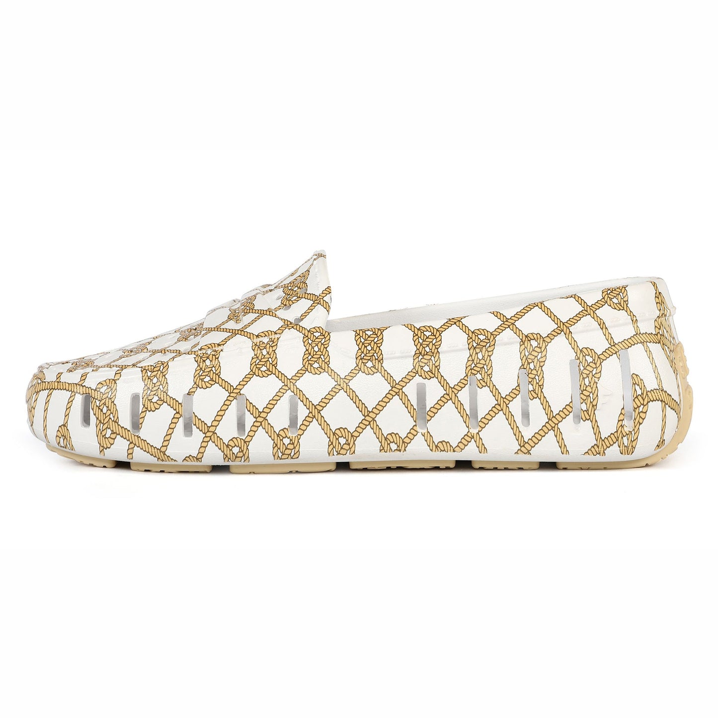 WHITE ROPE/CREAM POSH PRINT - FINAL SALE