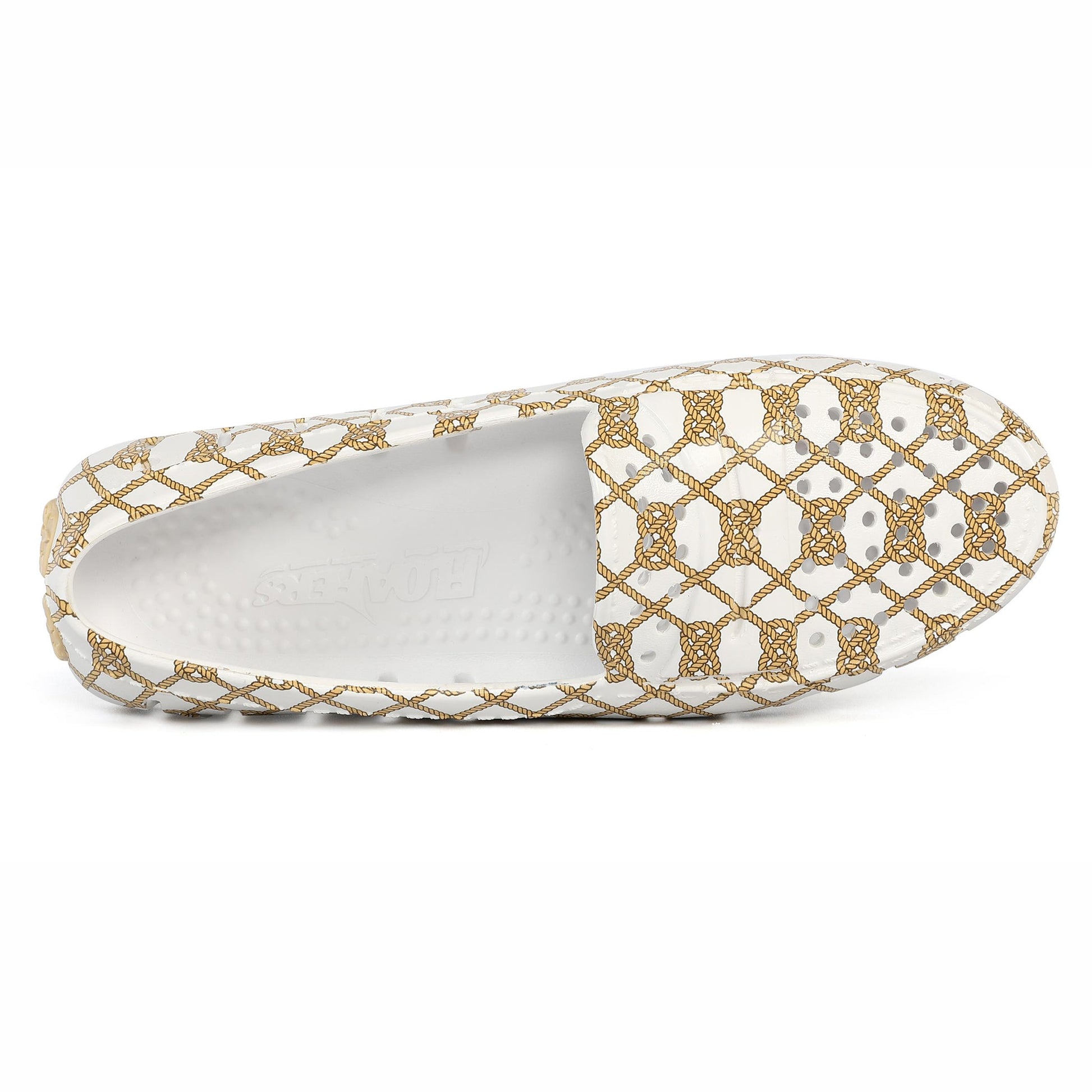 WHITE ROPE/CREAM POSH PRINT - FINAL SALE