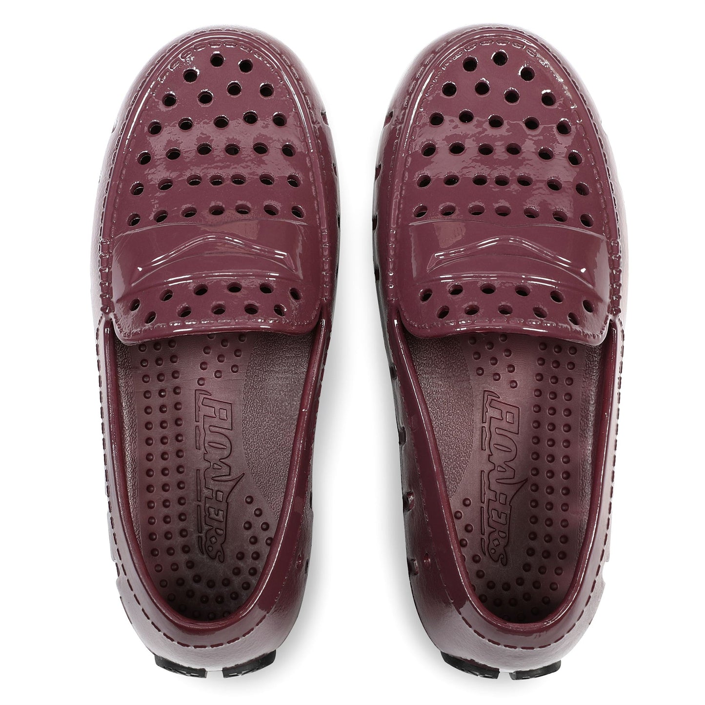 Kid’s Prodigy Driver Foam Shoe | Burgundy Patent/Black