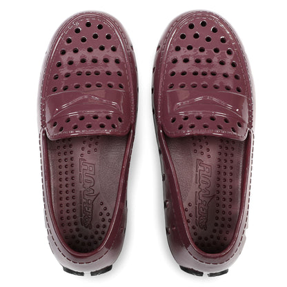 Kid’s Prodigy Driver Foam Shoe | Burgundy Patent/Black