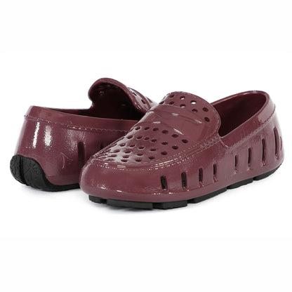 Kid’s Prodigy Driver Foam Shoe | Burgundy Patent/Black