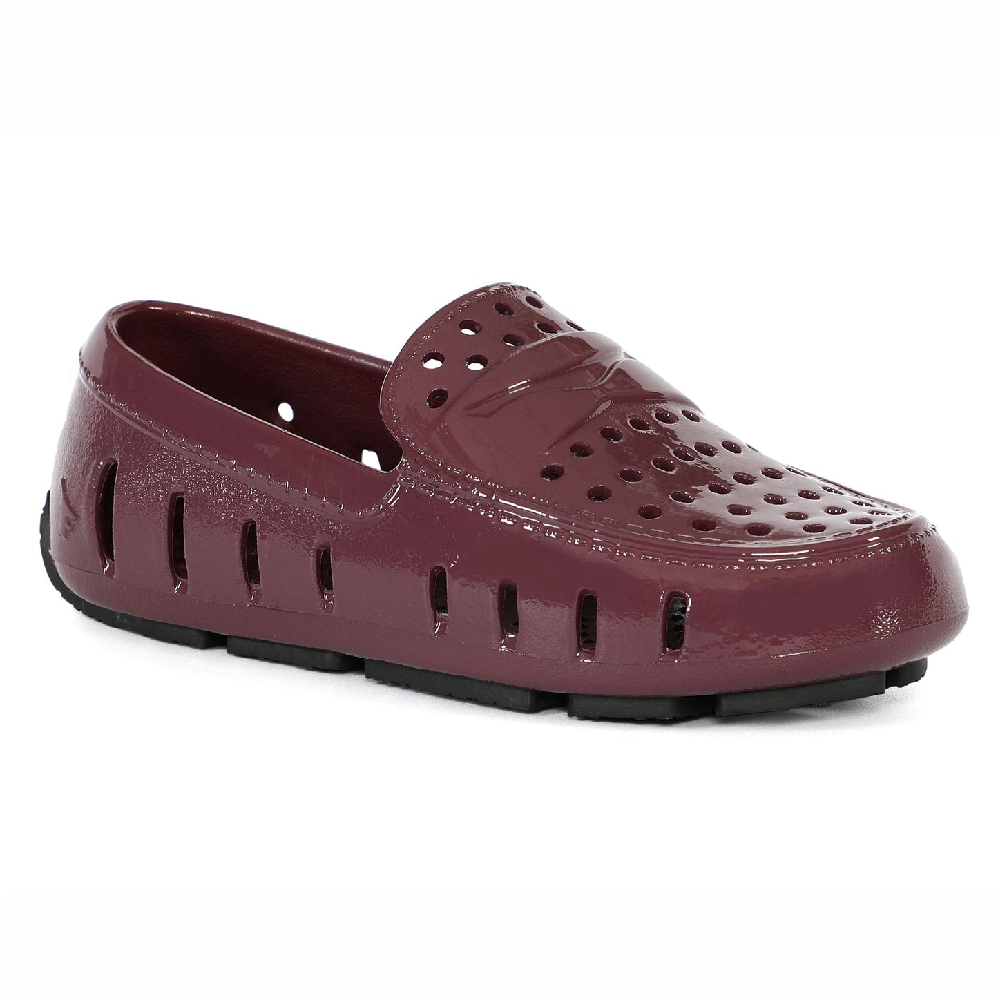 Kid’s Prodigy Driver Foam Shoe | Burgundy Patent/Black