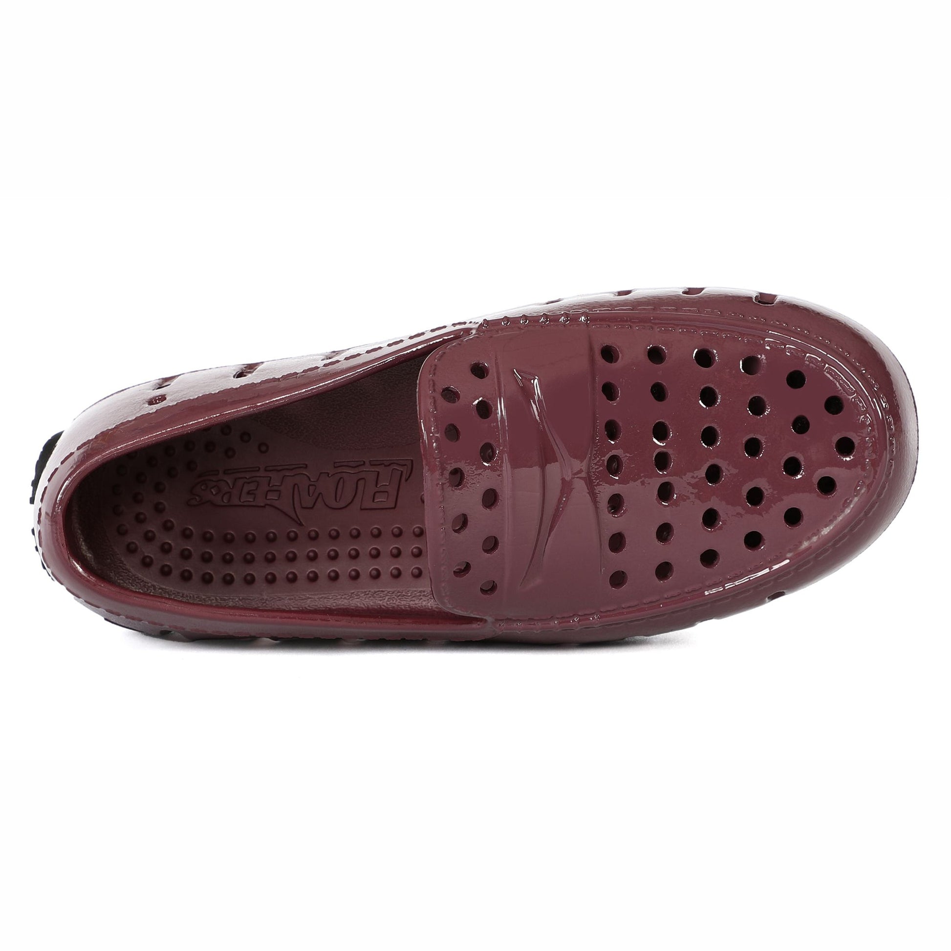 Kid’s Prodigy Driver Foam Shoe | Burgundy Patent/Black