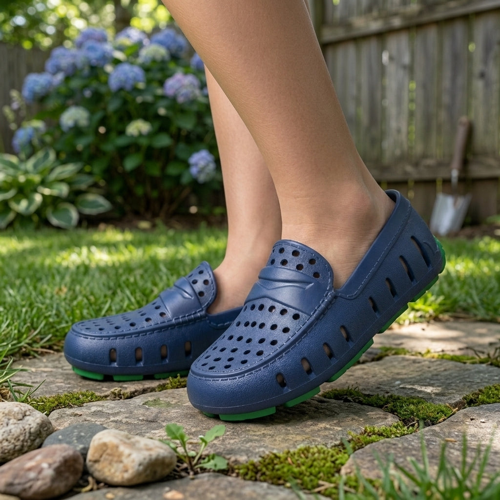 Kid’s Prodigy Driver Foam Shoe | Navy Peony/Turf Green