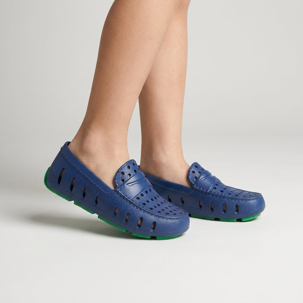 Kid’s Prodigy Driver Foam Shoe | Navy Peony/Turf Green