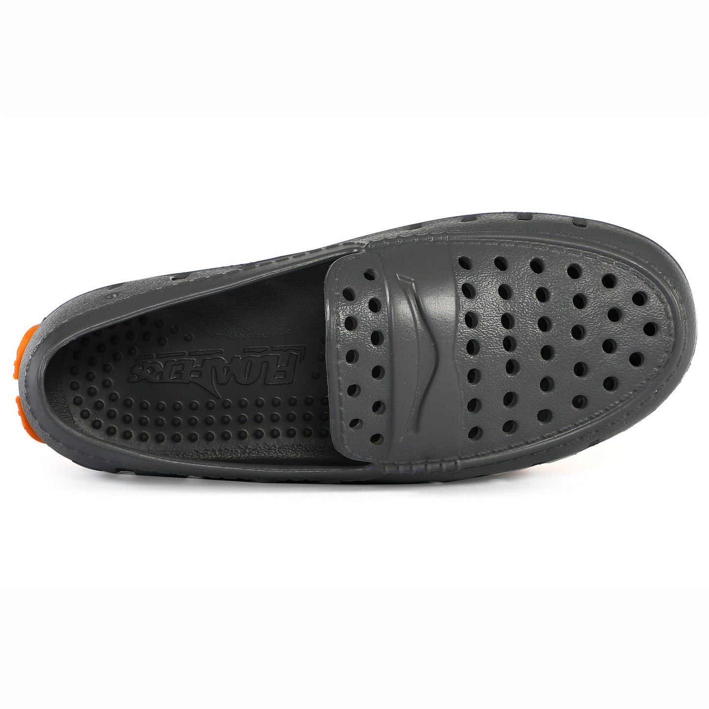 Kids Prodigy Asphalt Flame Orange Loafers