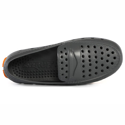 Kids Prodigy Asphalt Flame Orange Loafers