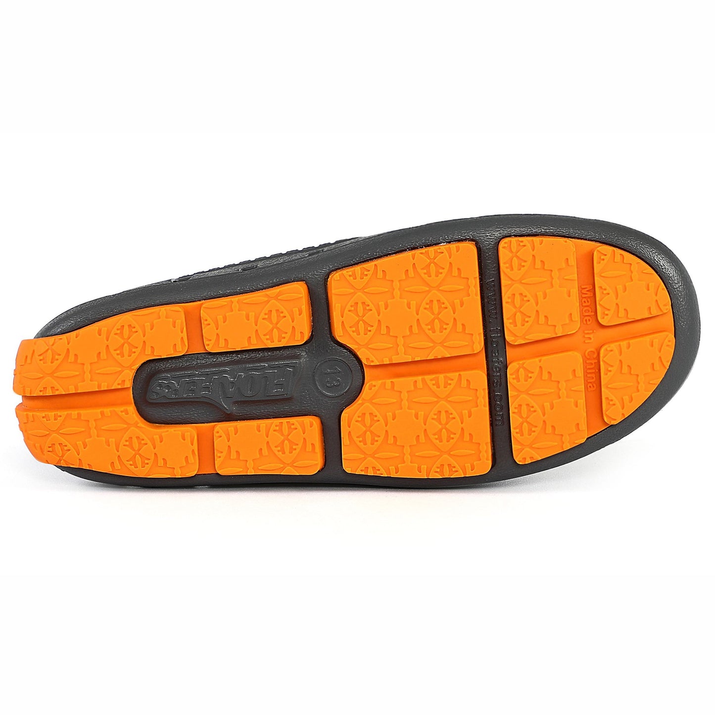 Kids Prodigy Asphalt Flame Orange Loafers