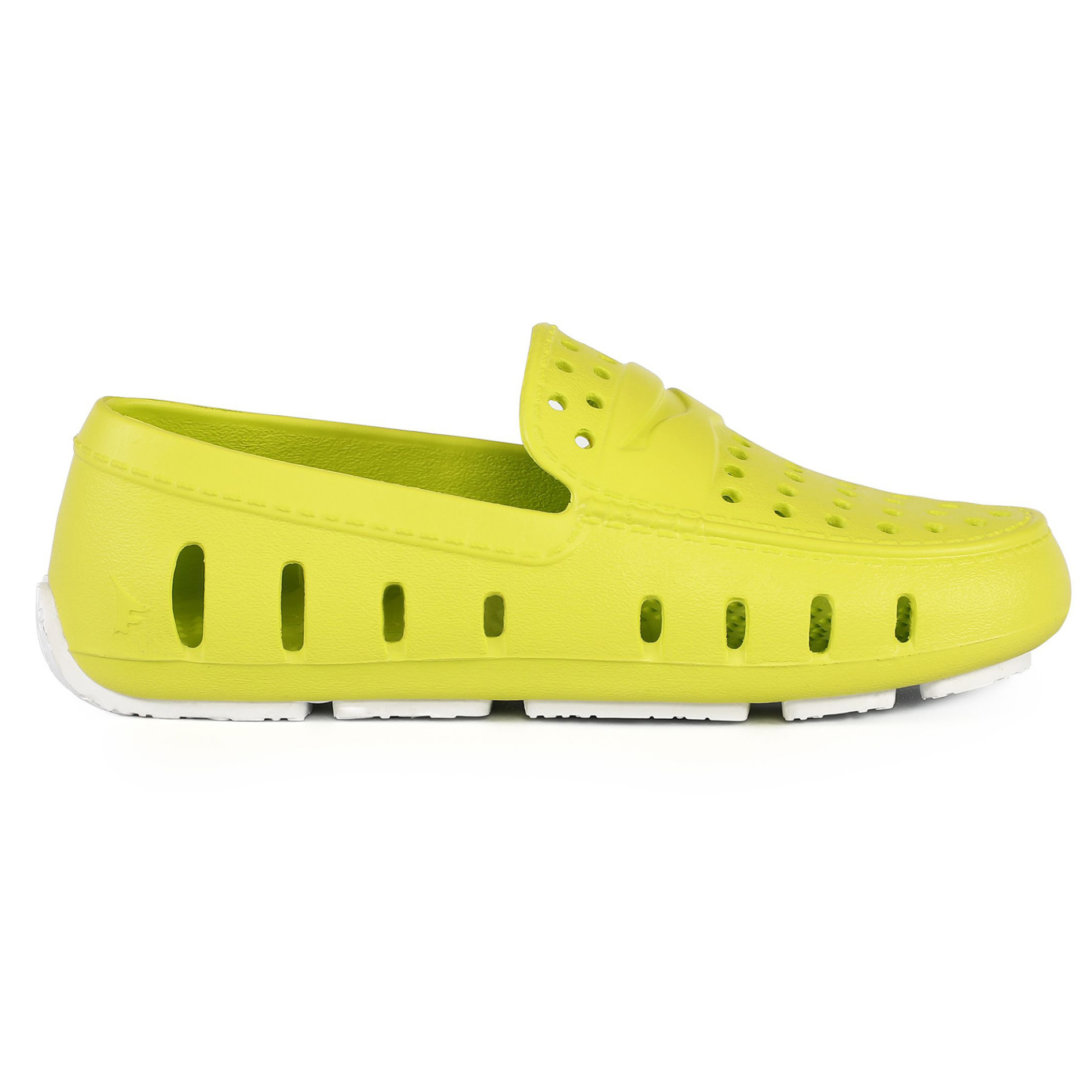 kids prodigy lime bright white loafers,C4