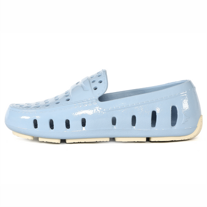 Kids Prodigy Alaskan Blue Putty Patent Loafers