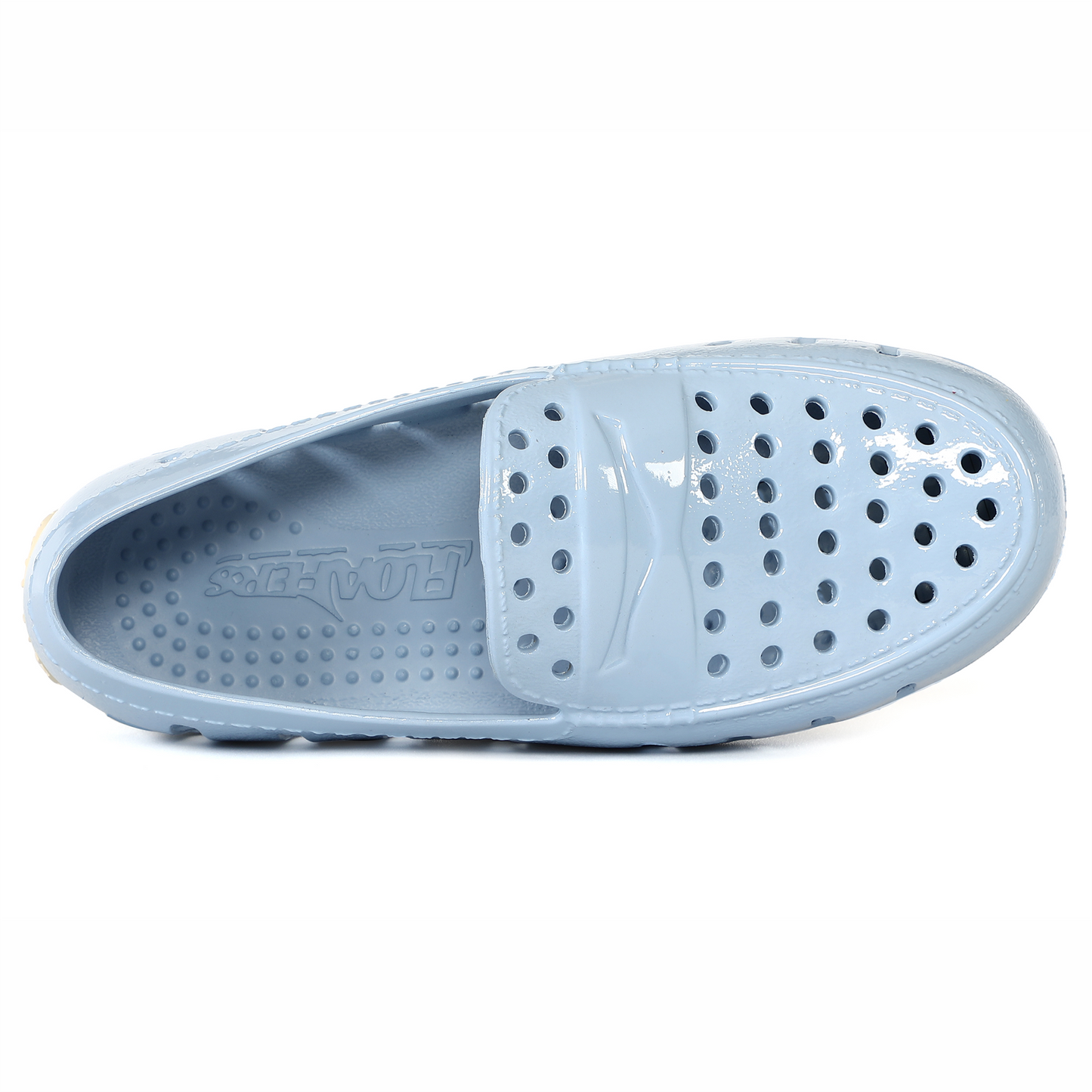 Kids Prodigy Alaskan Blue Putty Patent Loafers