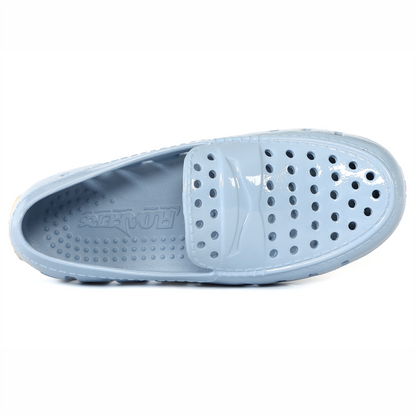 Kids Prodigy Alaskan Blue Putty Patent Loafers