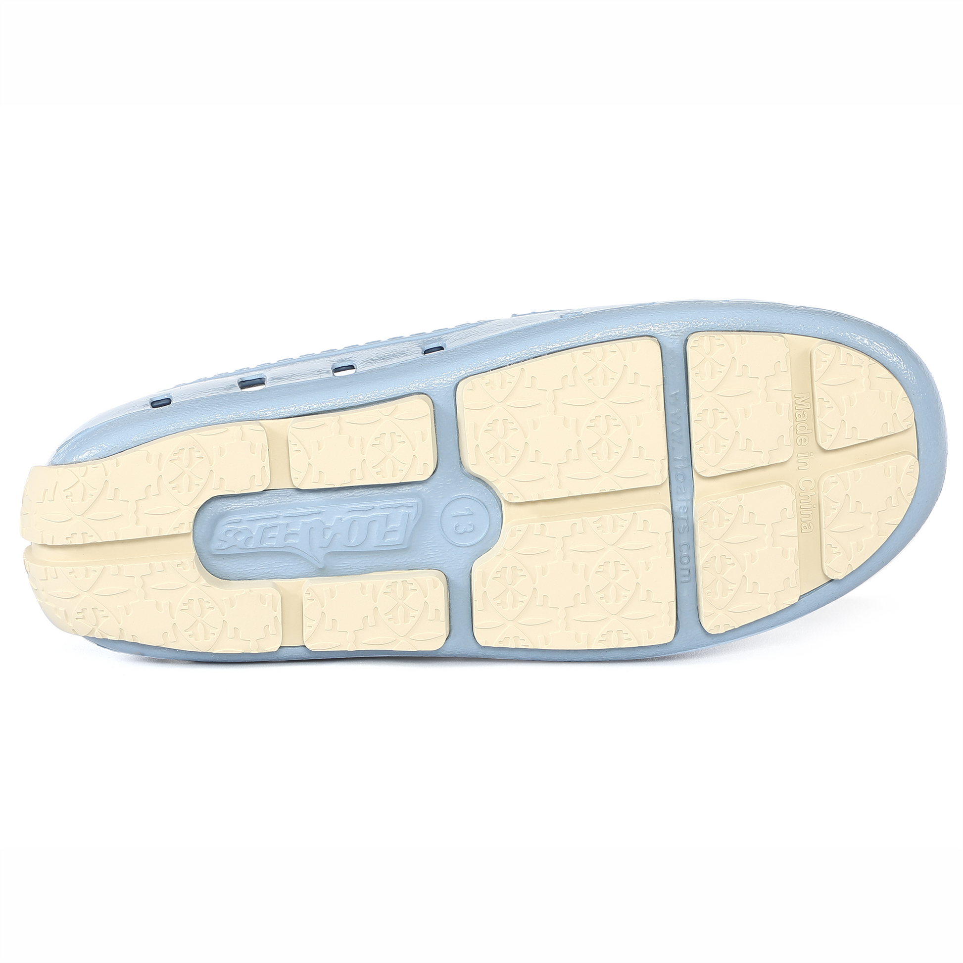 Kids Prodigy Alaskan Blue Putty Patent Loafers