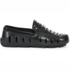 kids prodigy black patent loafers