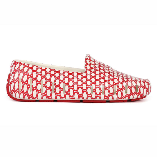 RED WHITE HEX/RED POSH PRINT - FINAL SALE