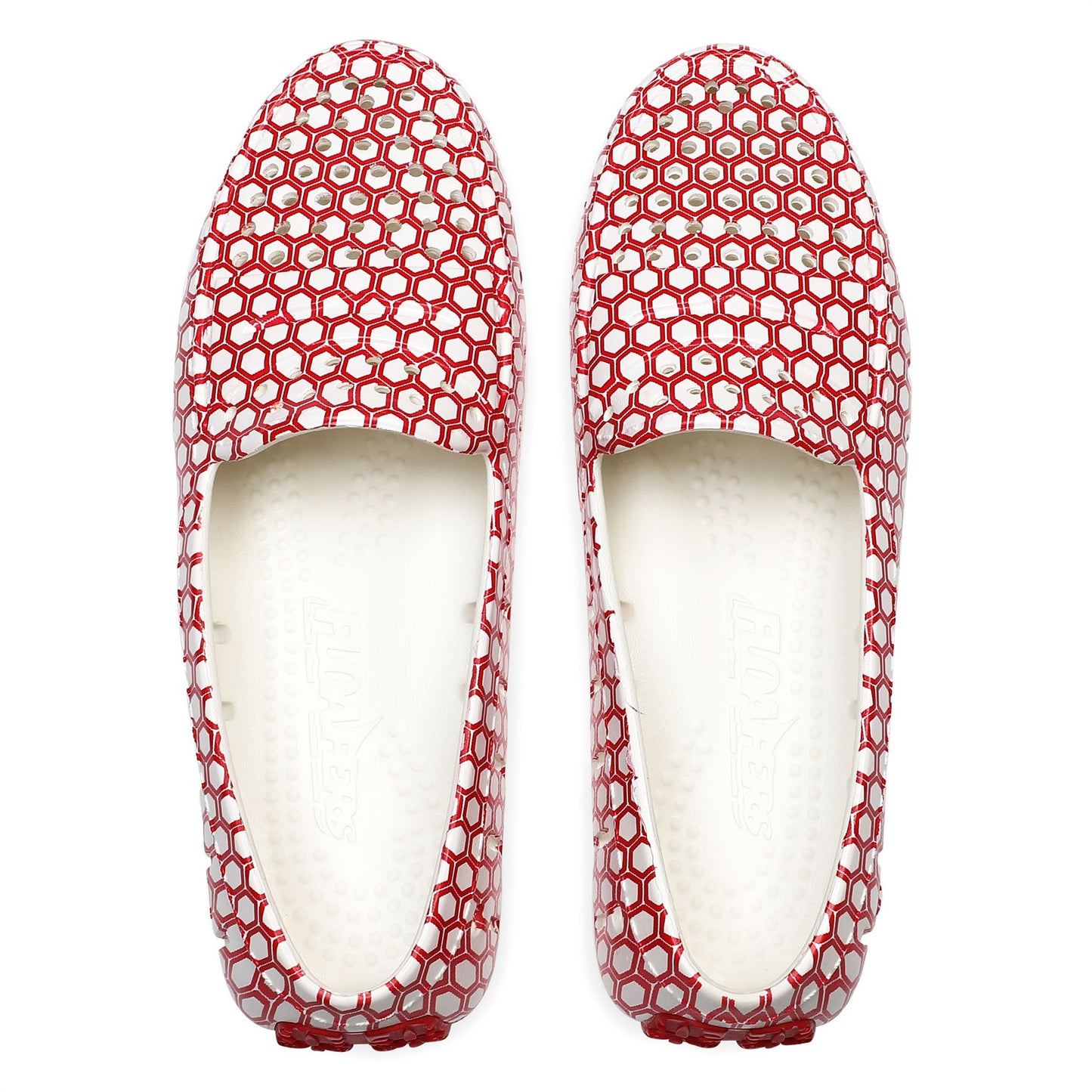 RED WHITE HEX/RED POSH PRINT - FINAL SALE