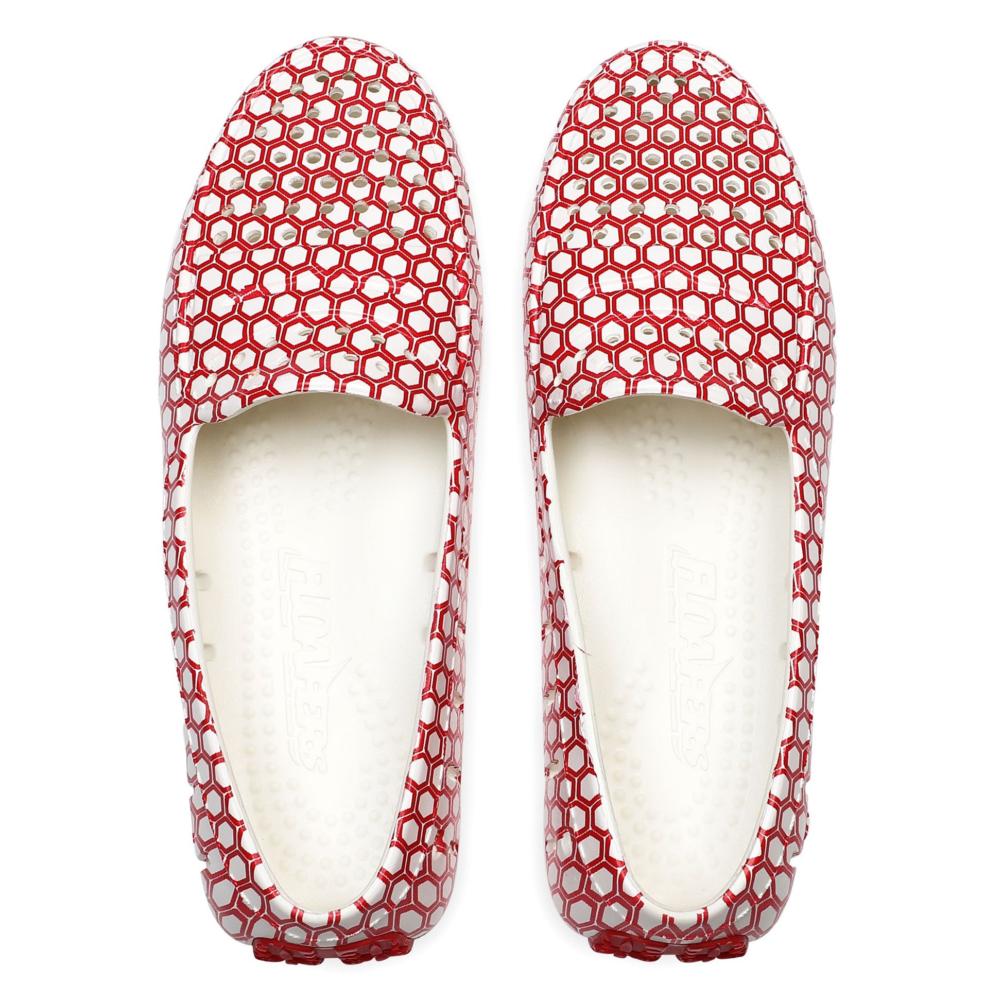 RED WHITE HEX/RED POSH PRINT - FINAL SALE