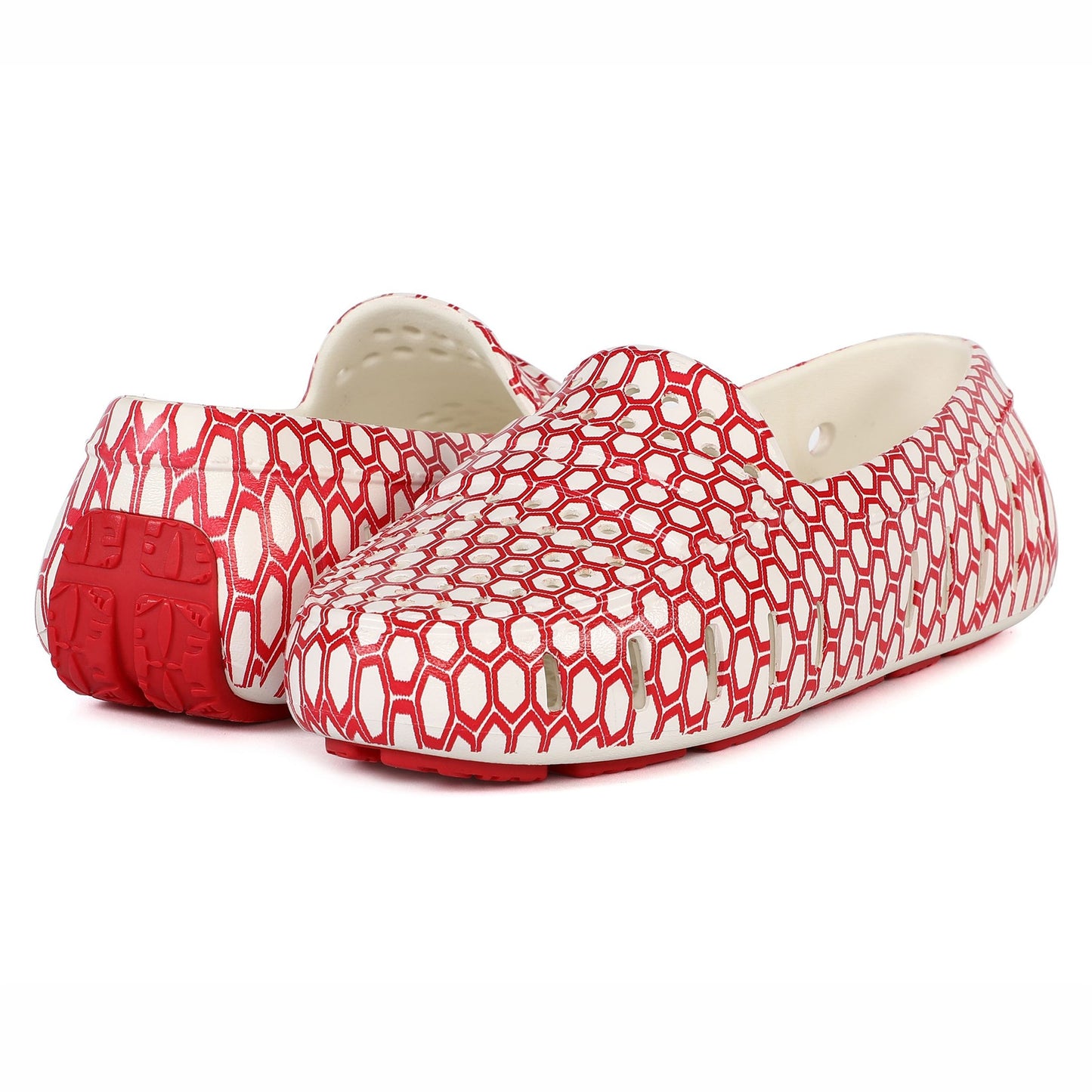 RED WHITE HEX/RED POSH PRINT - FINAL SALE