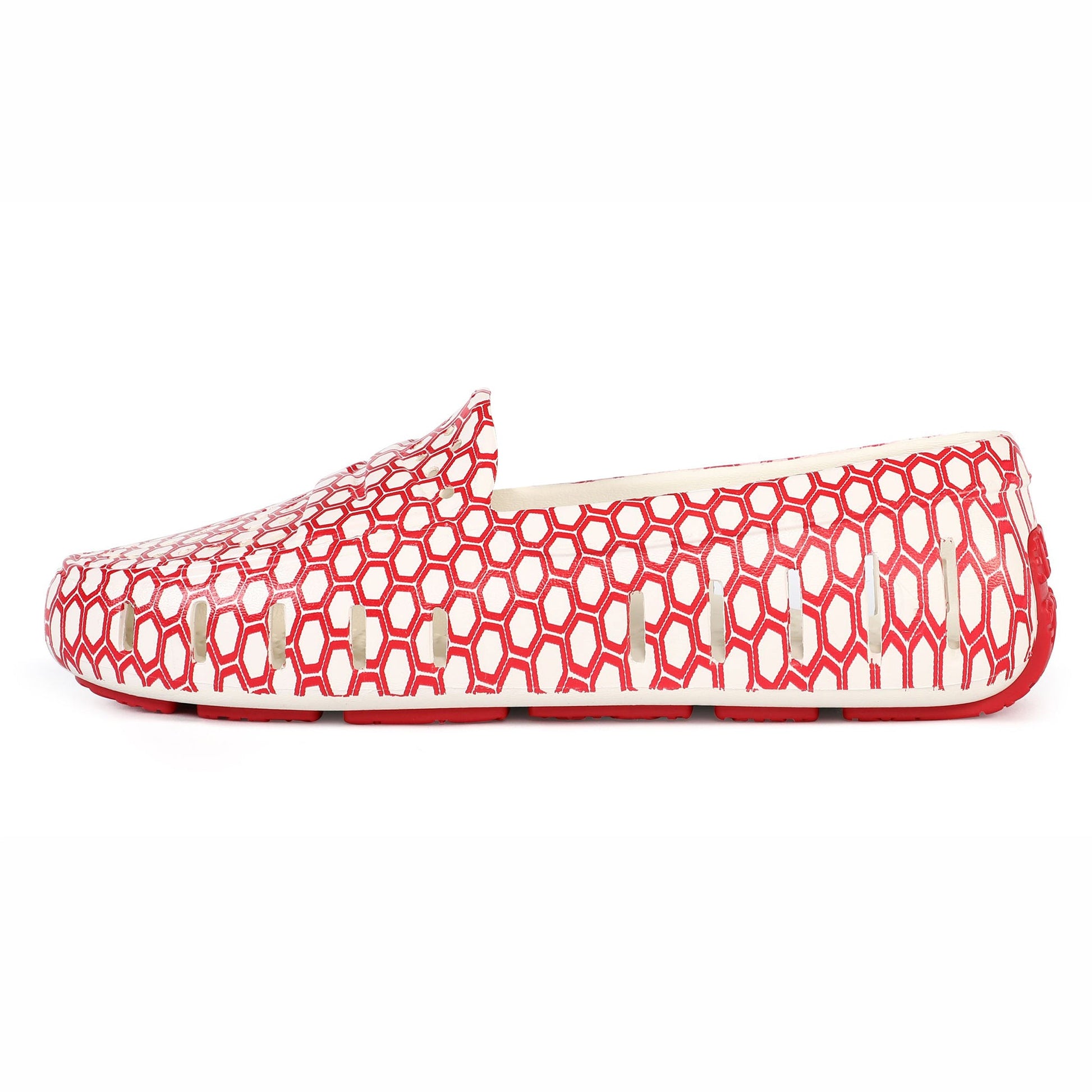 RED WHITE HEX/RED POSH PRINT - FINAL SALE