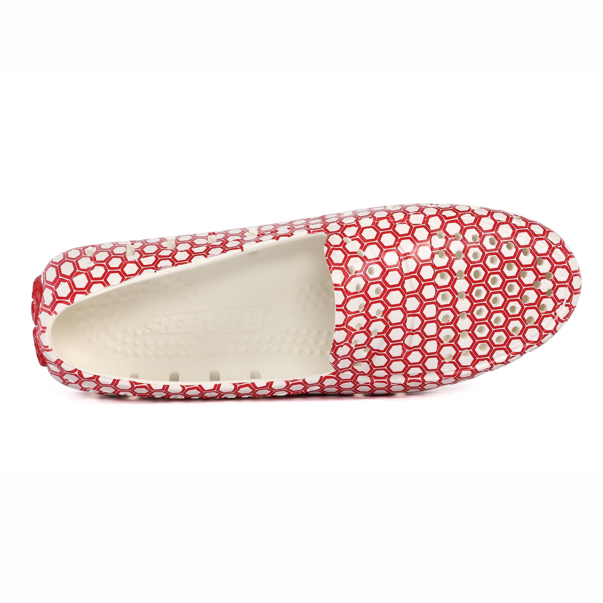 RED WHITE HEX/RED POSH PRINT - FINAL SALE