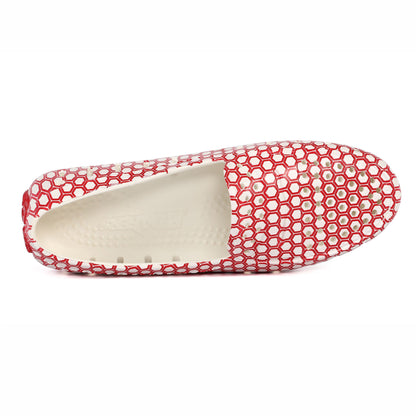 RED WHITE HEX/RED POSH PRINT - FINAL SALE