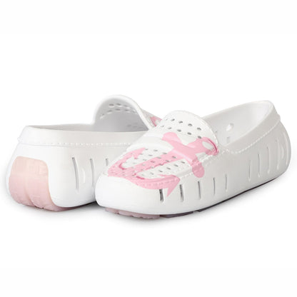 Women's Posh Driver Foam Shoe | White/Rose Anchor
