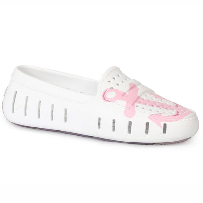 Women's Posh Driver Foam Shoe | White/Rose Anchor