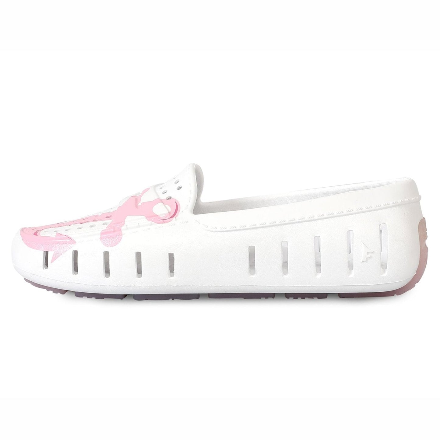 Women's Posh Driver Foam Shoe | White/Rose Anchor