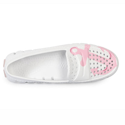 Women's Posh Driver Foam Shoe | White/Rose Anchor
