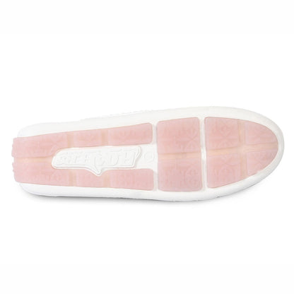 Women's Posh Driver Foam Shoe | White/Rose Anchor