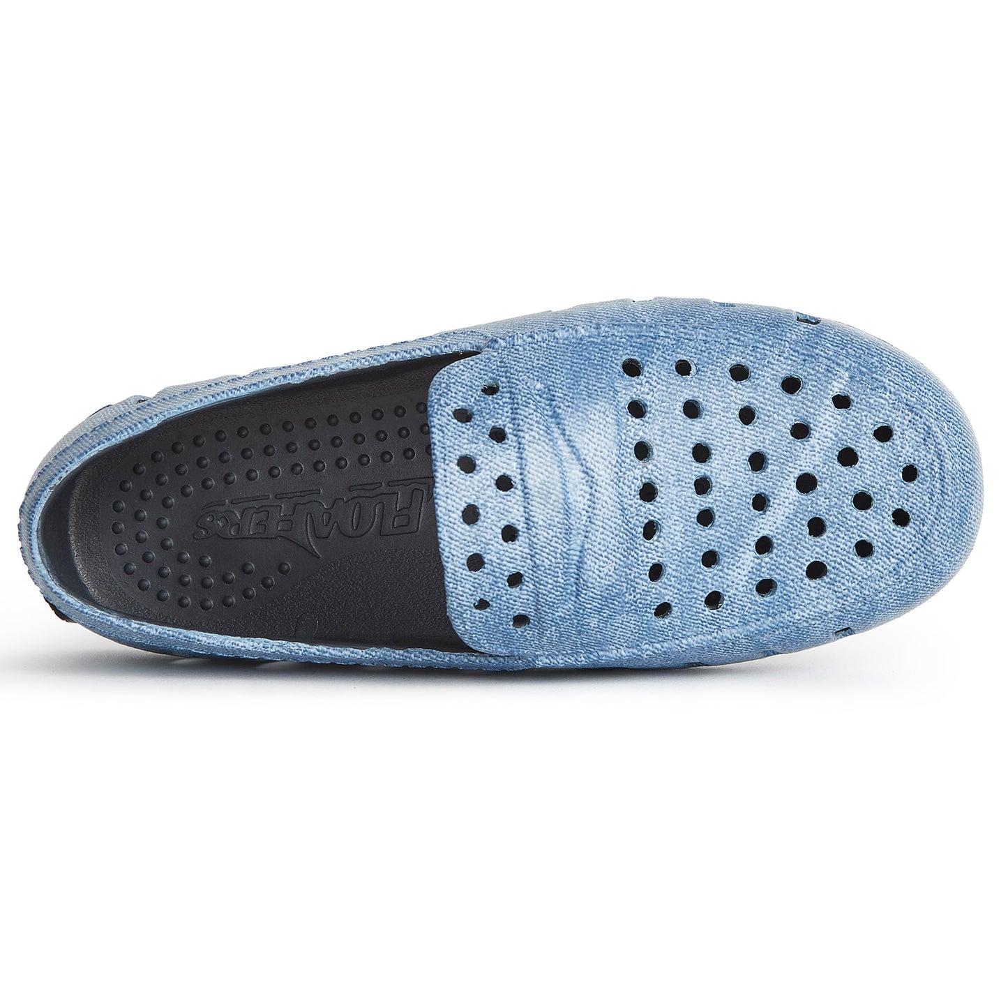 Kids Prodigy Blue Denim Print Loafers