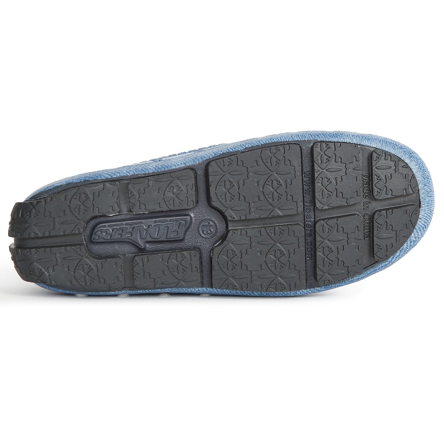 Kids Prodigy Blue Denim Print Loafers