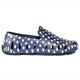 navy/black dots prodigy print
