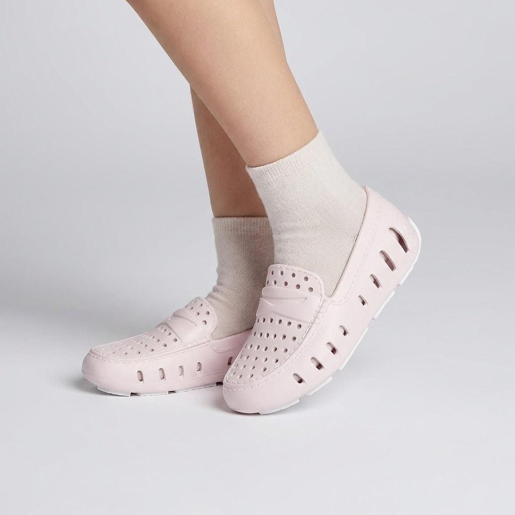 Kids Prodigy Dusty Pink Bright White Loafers