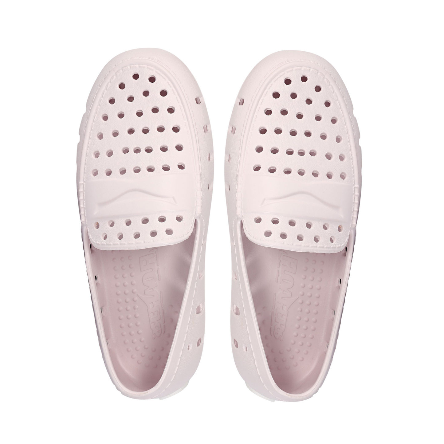 Kids Prodigy Dusty Pink Bright White Loafers