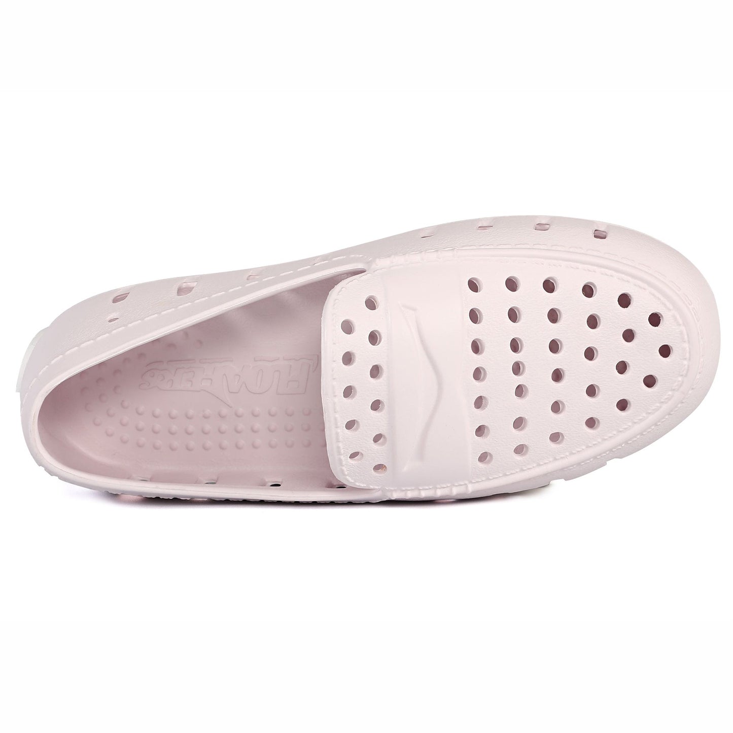 Kids Prodigy Dusty Pink Bright White Loafers