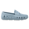 kids prodigy powder blue bright white loafers