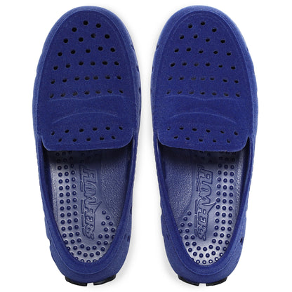 Kids Prodigy Deep Navy/Black Suede Loafer