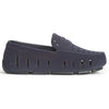 kids prodigy navy suede loafers