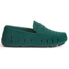 kids prodigy emerald suede loafers