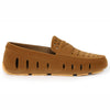 kids prodigy dark mocha tan suede loafers