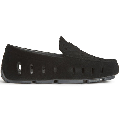 kids prodigy black suede loafers,C4