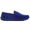 kids prodigy deep navy/black suede loafer